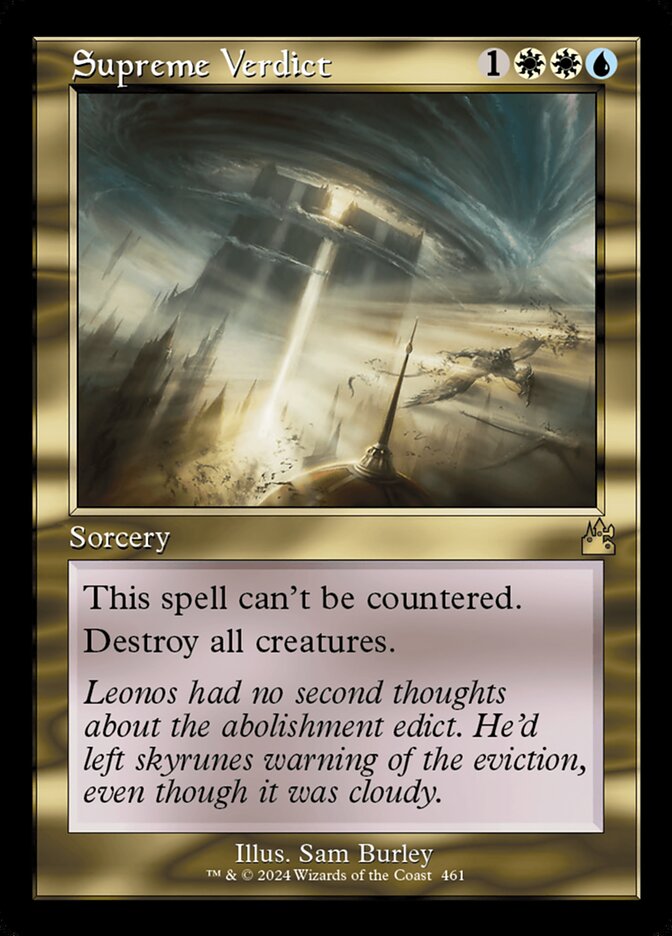 Supreme Verdict (461) - Ravnica Remastered (RVR)