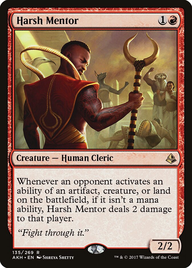 Harsh Mentor (135) - Amonkhet (AKH)