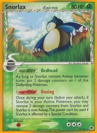 Snorlax Delta Species (10) - EX Dragon Frontiers (DF)