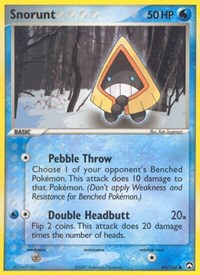 Snorunt (64) - EX Power Keepers (PK)