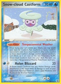 Snow cloud Castform (29) - EX Delta Species (DS)