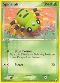 Spinarak (75) - EX Unseen Forces (UF)