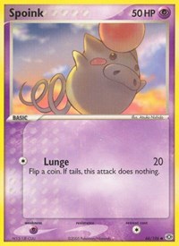 Spoink (66) - EX Emerald (EM)