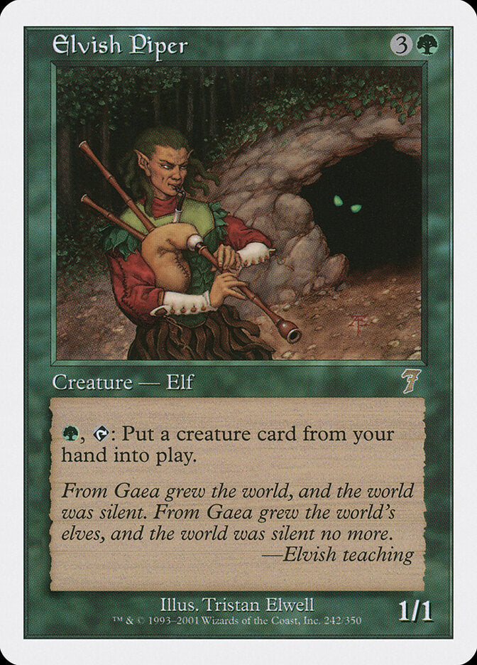 Elvish Piper (242) - Seventh Edition (7ED)