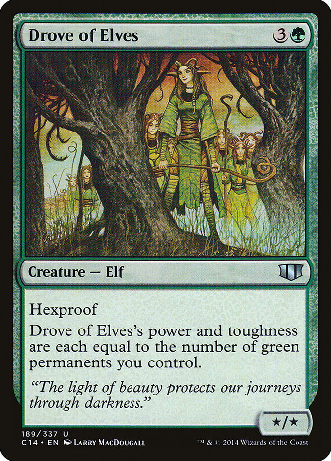 Drove of Elves (189) - Commander 2014 (C14)