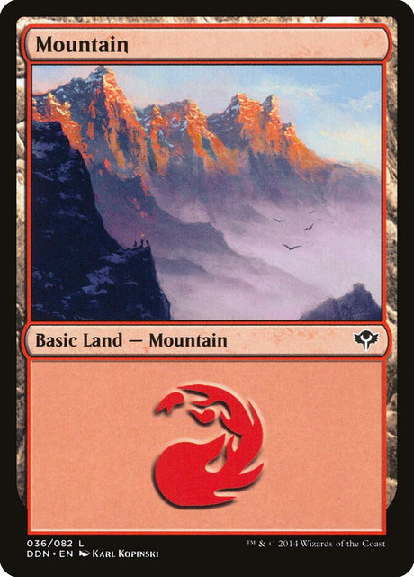 Mountain (36) - Duel Decks: Speed vs. Cunning (DDN)