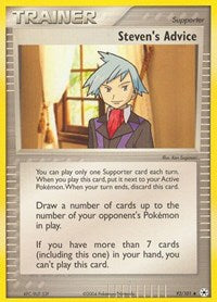 Stevens Advice (92) - EX Hidden Legends (HL)