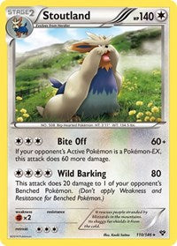Stoutland (110) - XY Base Set (XY)