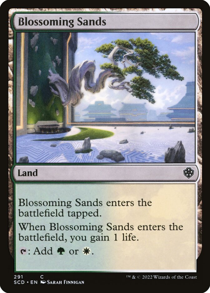 Blossoming Sands (291) - Starter Commander Decks (SCD)