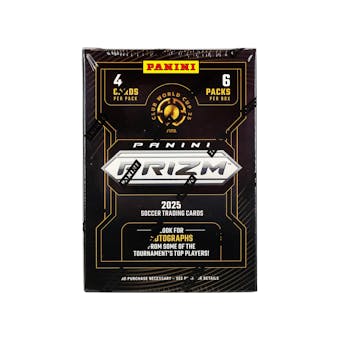2025 Panini Prizm FIFA Club World Cup Soccer 6-Pack Blaster Box