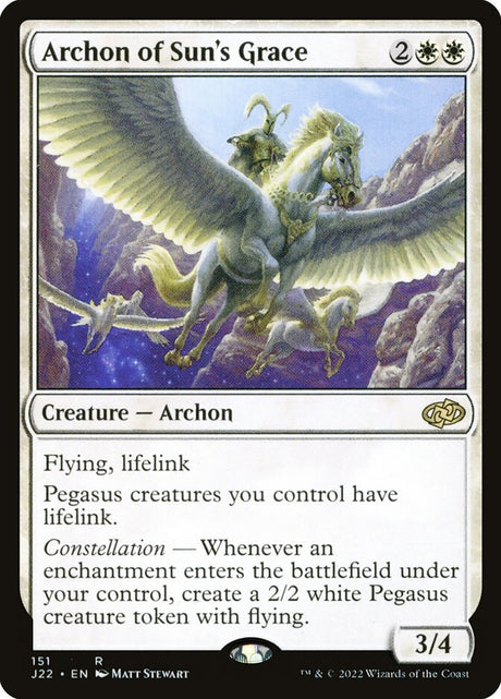 Archon of Sun's Grace (151) - Jumpstart 2022 (J22)