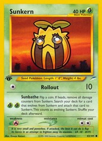 Sunkern (83) - Neo Destiny (N4)