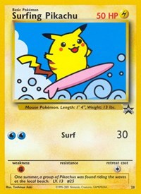 Surfing Pikachu (28) - WoTC Promo (PR)