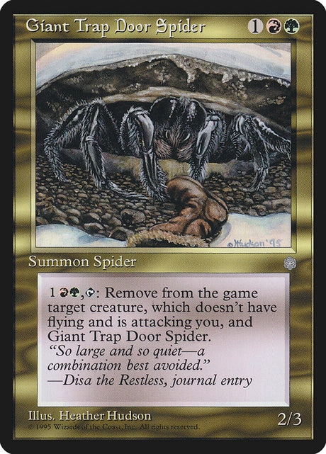 Giant Trap Door Spider (293) - Ice Age (ICE)