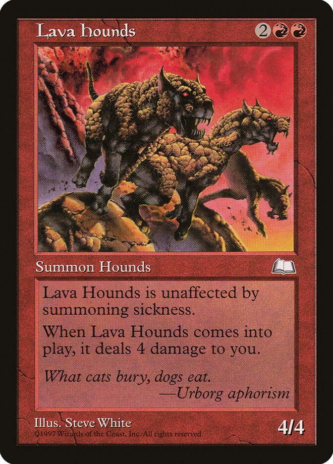 Lava Hounds (109) - Weatherlight (WTH)