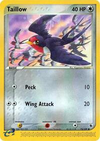 Taillow (72) - Ruby and Sapphire (RS)