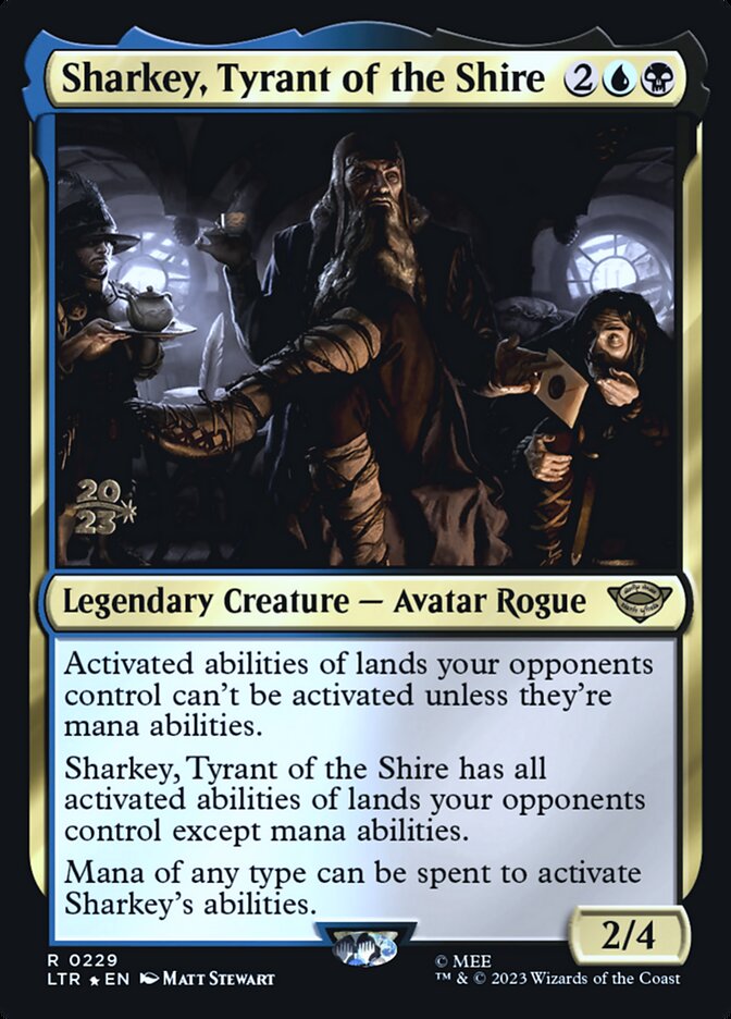 Sharkey, Tyrant of the Shire (229s) - Tales of Middle-earth Promos (PLTR)