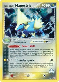 Team Aquas Manectric (4) - EX Team Magma vs Team Aqua (MA)
