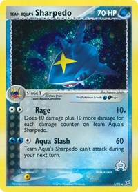 Team Aquas Sharpedo (5) - EX Team Magma vs Team Aqua (MA)