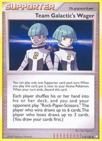 Team Galactics Wager (115) - Mysterious Treasures (MT)