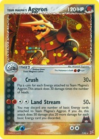 Team Magmas Aggron (7) - EX Team Magma vs Team Aqua (MA)