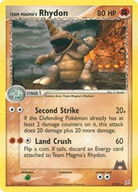 Team Magmas Rhydon (22) - EX Team Magma vs Team Aqua (MA)