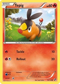 Tepig (15) - Black and White (BLW)