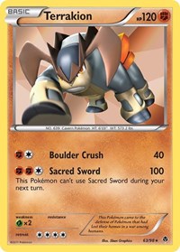 Terrakion (63) - Emerging Powers (EPO)