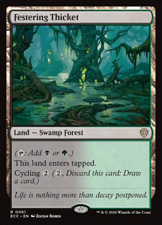 Festering Thicket (61) - Lorwyn Eclipsed Commander (ECC)