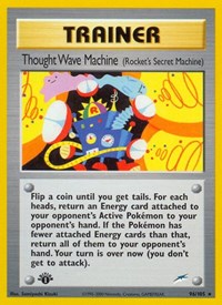 Thought Wave Machine Rockets Secret Machine (96) - Neo Destiny (N4)