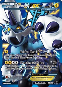 Thundurus EX Team Plasma 110 Full Art (110) - Plasma Freeze (PLF)