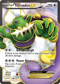 Tornadus EX 108 Full Art (108) - Dark Explorers (DEX)
