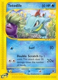 Totodile 134 (134) - Expedition (EX)
