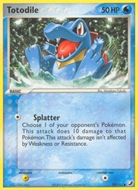 Totodile (78) - EX Unseen Forces (UF)