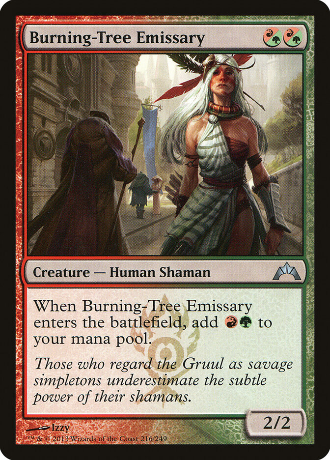 Burning-Tree Emissary (216) - Gatecrash (GTC)
