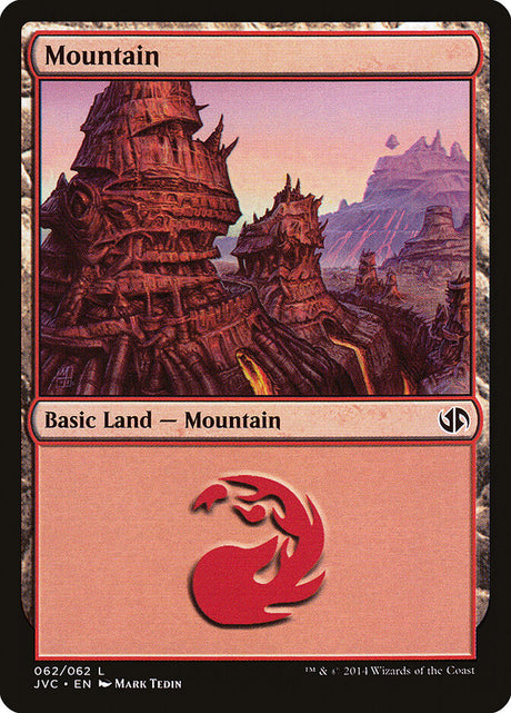 Mountain (62) - Duel Decks Anthology: Jace vs. Chandra (JVC)