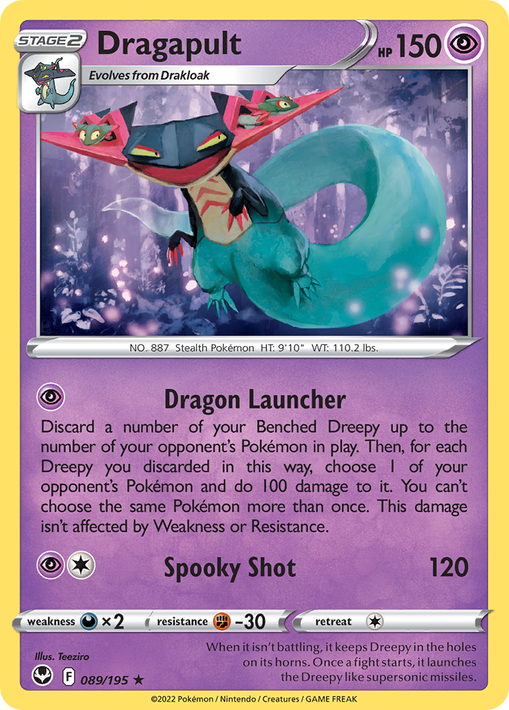 Dragapult (89/195) - [Holo Foil] Silver Tempest (SIT)