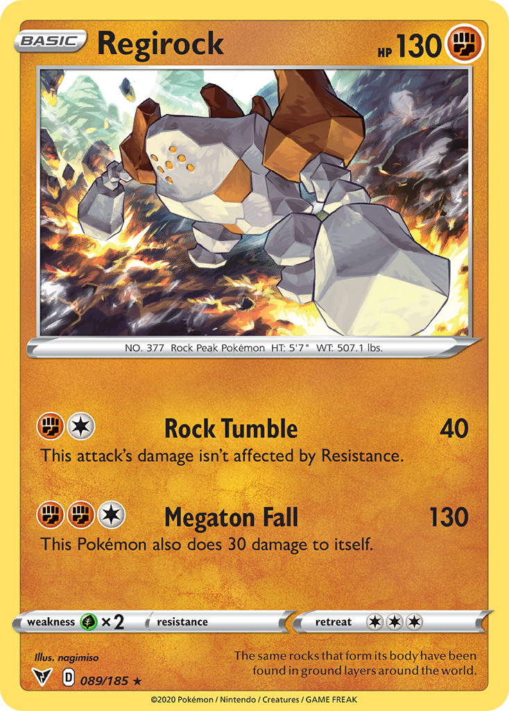 Regirock (89/185) - [Holo Foil] Vivid Voltage (VIV)