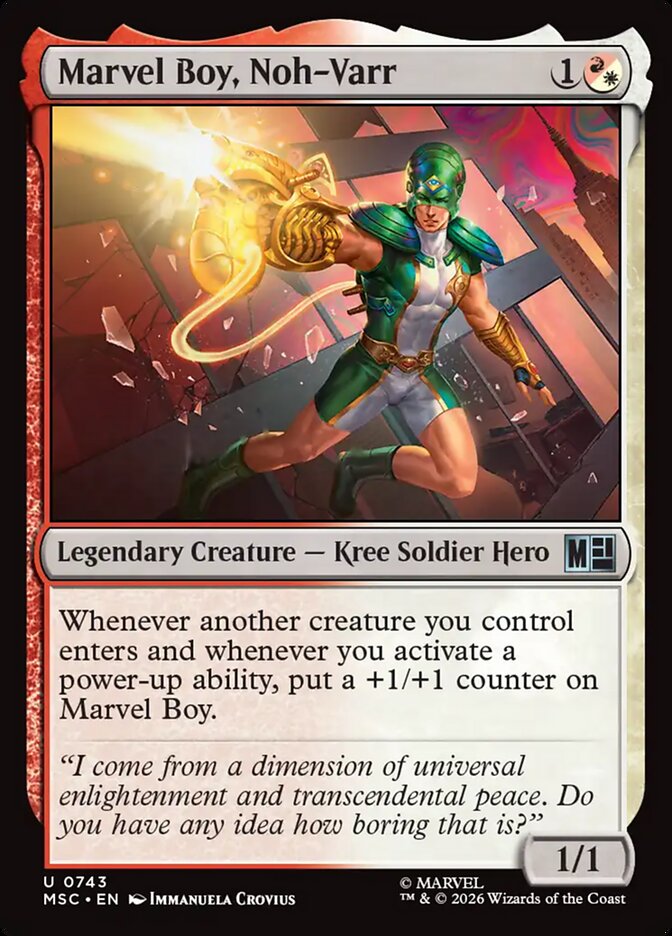 Marvel Boy, Noh-Varr (743) - Marvel Super Heroes Commander (MSC)
