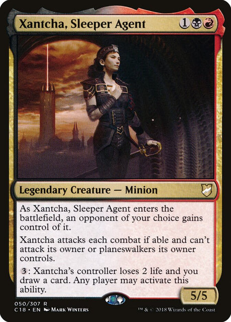 Xantcha, Sleeper Agent (50) - Commander 2018 (C18)
