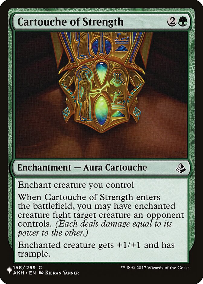Cartouche of Strength (AKH-158) - The List (PLST)