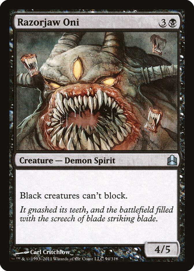 Razorjaw Oni (94) - Commander 2011 (CMD)