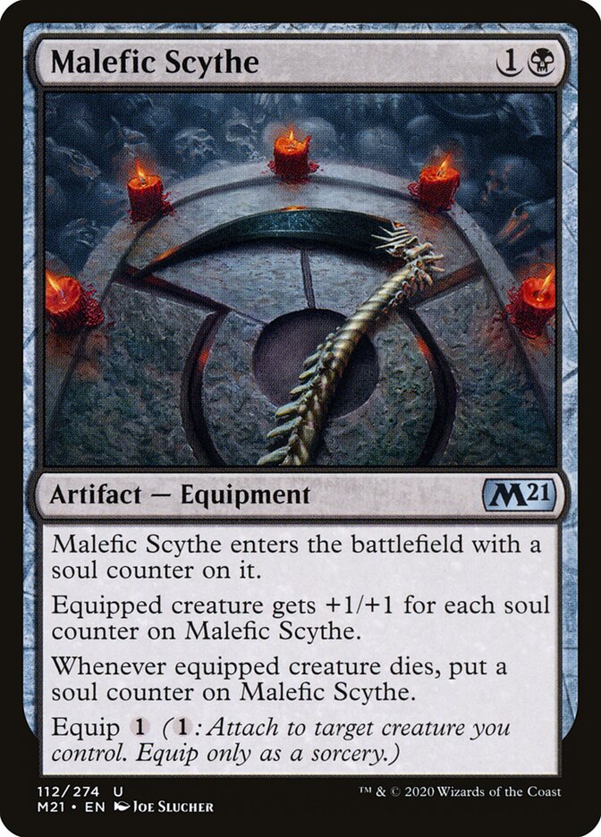 Malefic Scythe (112) - Core Set 2021 (M21)