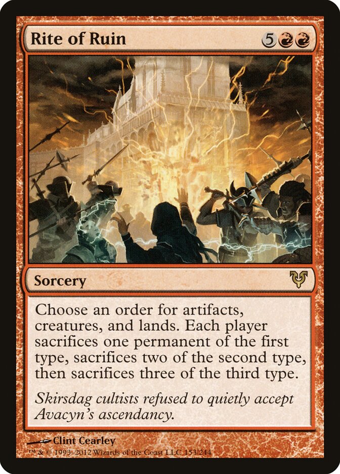 Rite of Ruin (153) - Avacyn Restored (AVR)