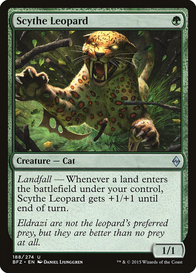 Scythe Leopard (188) - Battle for Zendikar (BFZ)