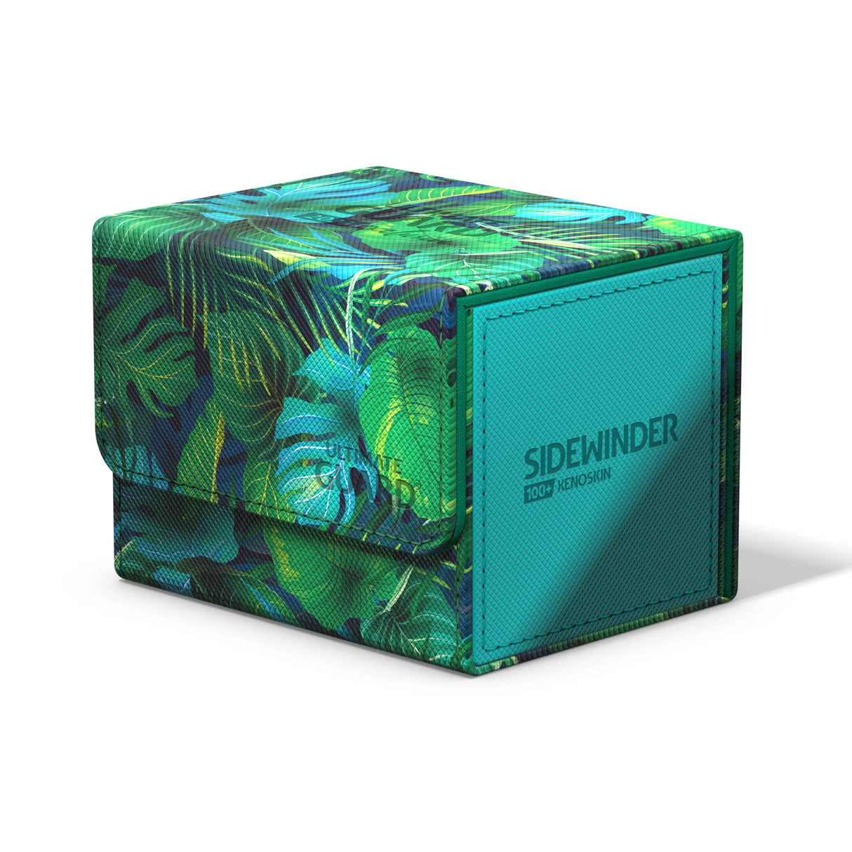 100+ Sidewinder Deck Box By Ultimate Guard - Floral Places Rainforest Green