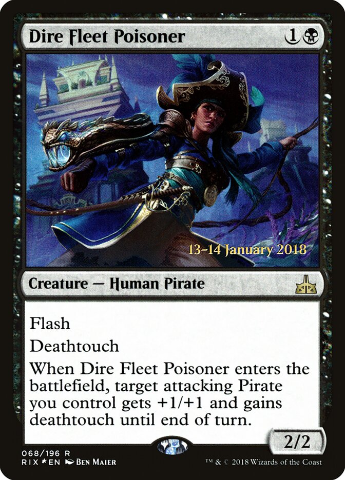 Dire Fleet Poisoner (68s) - Rivals of Ixalan Promos (PRIX)