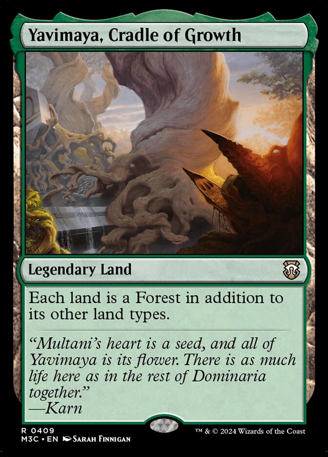 Yavimaya, Cradle of Growth (409) - Modern Horizons 3 Commander (M3C)