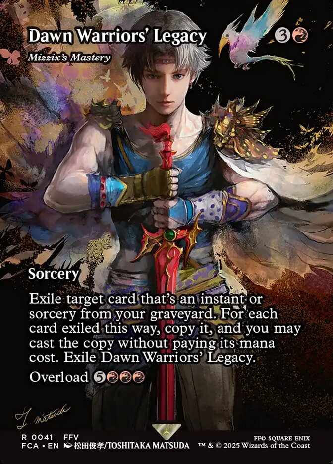 Dawn Warriors' Legacy - Mizzix's Mastery (41) - [Foil, Borderless] Final Fantasy: Through the Ages (FCA)