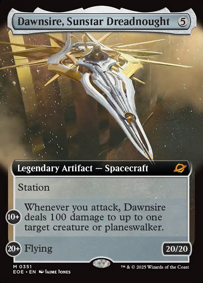 Dawnsire, Sunstar Dreadnought (351) - Edge of Eternities (EOE)